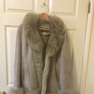 COPY -  Suede Shearling Coat